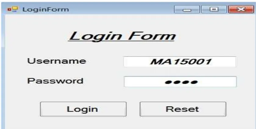 Gambar 4.56 User Interface Form Login 