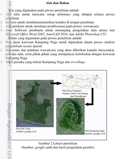Gambar 2 Lokasi penelitian 