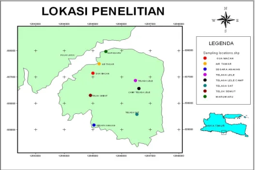 Fig 1. Research location 