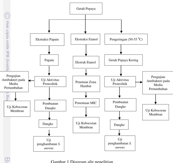 Gambar 1 Diagram alir penelitian 