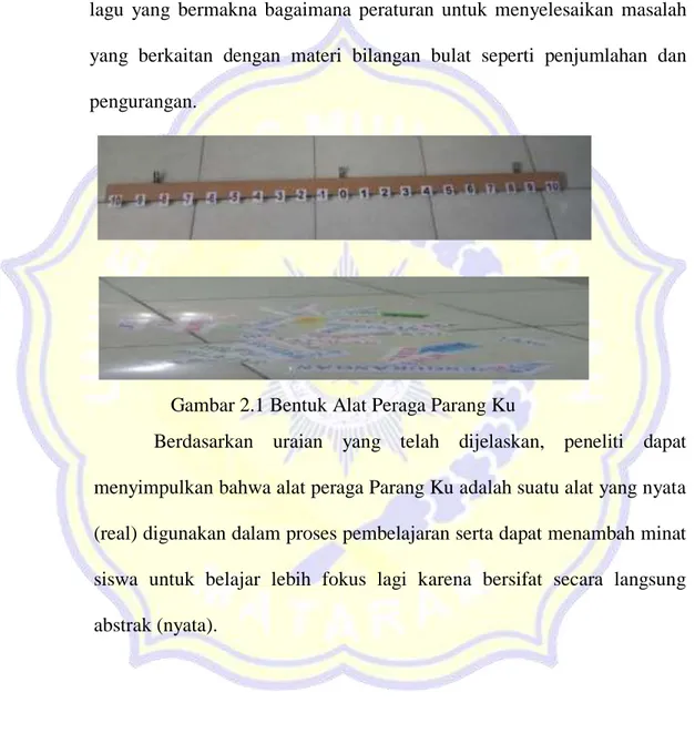 Gambar 2.1 Bentuk Alat Peraga Parang Ku 