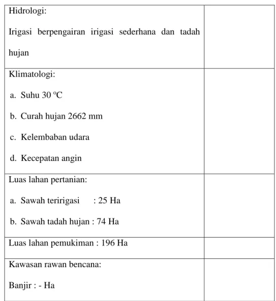 Tabel  2.  Perekonomian  Desa  Gedung  Wani  Kecamatan  Margatiga  Kabupaten Lampung Timur 