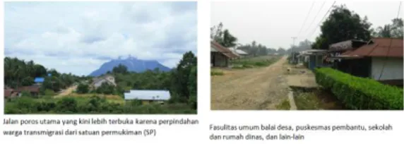 Gambar  12.  Kawasan  permukiman  campuran  dan  kawasan  komersial  di  desa  Baning  Panjang,   (Sumber : hasil survey)  