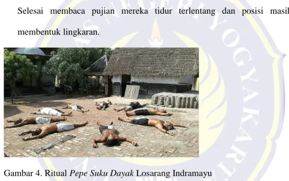 Gambar 4. Ritual Pepe Suku Dayak Losarang Indramayu 