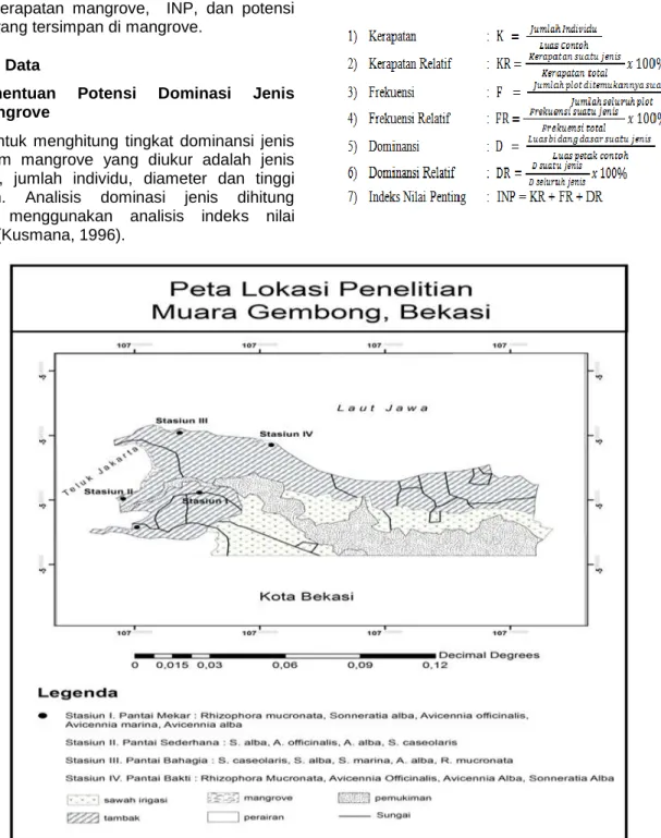 Gambar 1. Peta Lokasi Penelitian 86      Omni-Akuatika Vol. XIII  No.19 November 2014 : 85 - 91 
