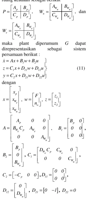Gambar 3. Desain kontrol vibrasi semi           aktif reaksi fixed point  dengan  m  adalah  massa  Plant,  k p   adalah  konstanta  pegas,  c  adalah  koefisien  dashpot,  S  adalah  sensor  gerak,  x  adalah  posisi m atau jarak antara m dan tumpuan,  F 
