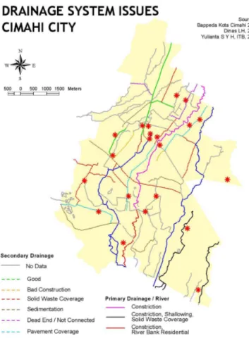Gambar 2: Masalah Sistem Drainase di Kota Cimahi 