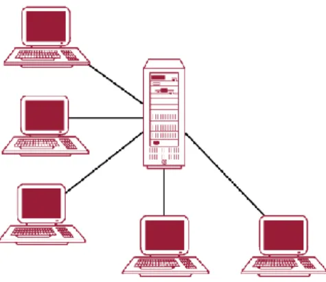 Gambar 2.7 Teleprocessing Topology (Connolly,2005) 