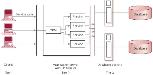 Gambar 2.11 Transaction Processing Monitors (Connolly,2005) 