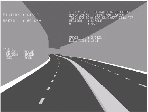 Gambar 11 Visualisasi tiga dimensi model terowongan  5. PENGUJIAN PROGRAM 