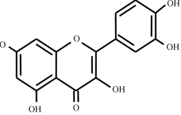 Gambar 1.   Kerangka C 6  – C 3  – C 6  Flavonoid 