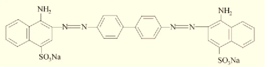 Gambar  6. Struktur  Kimia  Congo red 