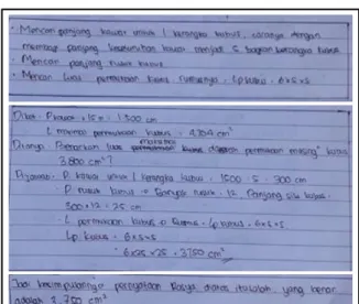 Gambar 1. Soal Nomor 1 Tes Literasi  Matematis 