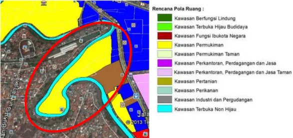 Gambar 2.1 RTRW 2030 Wilayah Kampung Pulo 