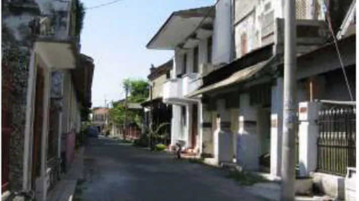 Gambar 6. : Koridor Kampung  Kemasan, Kota Lama Gresik 