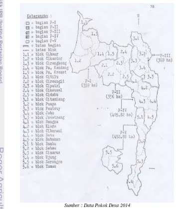 Gambar 4 Sketsa Peta Lokasi Perkebunan Pasir Madang Tahun 1951 . 