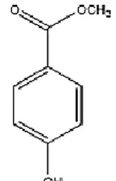 Gambar 3. Struktur Metil Paraben (Rowe dkk., 2009) 
