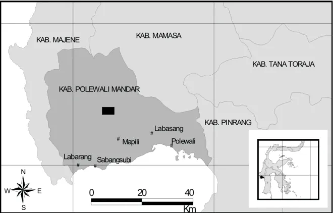 Gambar 1. Peta Lokasi daerah penelitian