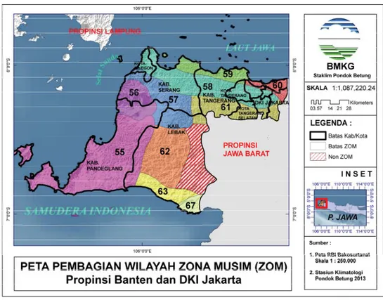Gambar 1. Pembagian Wilayah ZOM Propinsi Banten dan DKI Jakarta 