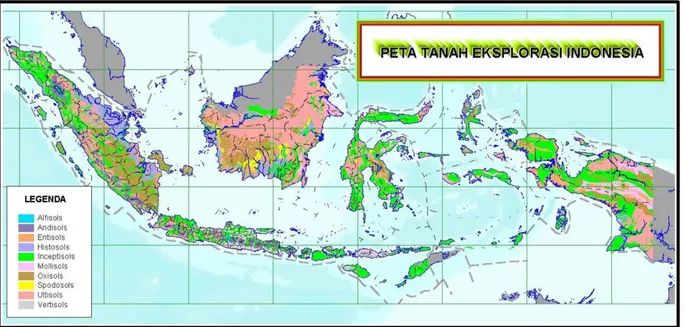 Table 1.  Level of soil map and soil map unit in Indonesia 