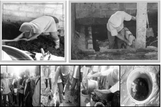 Gambar 2. Pemberdayaan Masyarakat dalam Tranfer Teknologi Pembuatan Pupuk Kompos  dan Pupuk Cair