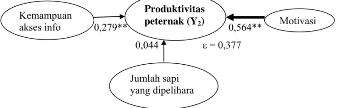 Gambar 9. Karakteristik yang Mempengaruhi Produktivitas                                        Peternak Sapi Perah di Kabupaten Pasuruan 