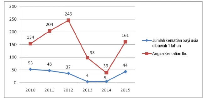 Gambar 17  Perkembangan  Rasio  Dokter  dan  Tenaga  Medis  per  Satuan  Penduduk  Kabupaten  Kotabaru  Tahun  2010-2015  (Dinas  Kesehatan Kotabaru, 2016) 