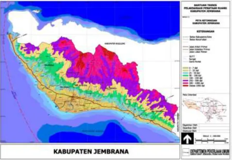 Gambar 2.3  Peta Ketinggian 