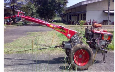 Gambar 5. Traktor Yanmar Bromo DX Tabel 5. Spesifikasi traktor uji