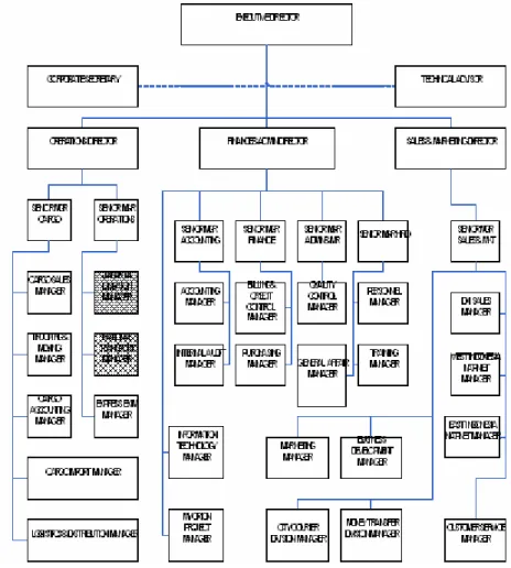 Gambar 3.1 Struktur Organisasi Secara Umum