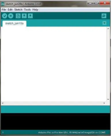 Gambar 2.18 Lembar kerja Arduino IDE 