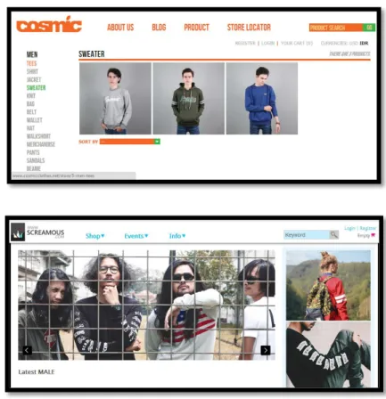 Gambar 4.15  Contoh Website Distro 