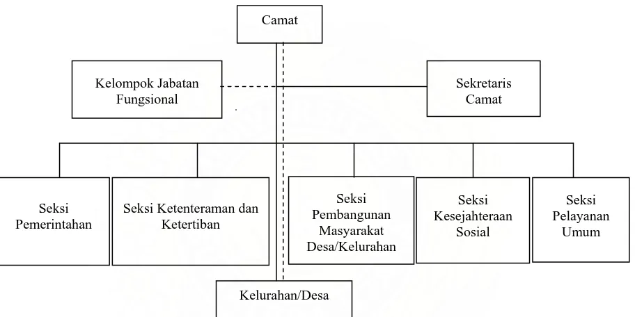 Gambar 2. Struktur Organisasi Pemerintah Kecamatan Deli Tua 