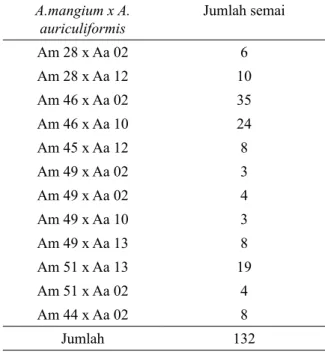 Tabel 2.  Informasi asal provenans pohon induk  A. 