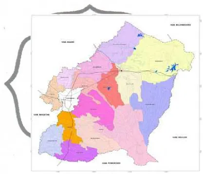 Gambar 4.1 Profil Peta Wilayah Kabupaten Madiun