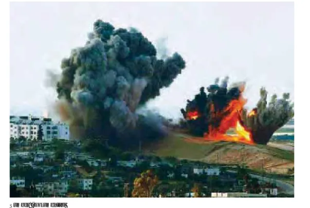 Gambar 1.1  Perang  Israel Palestina yang  berkepanjangan 