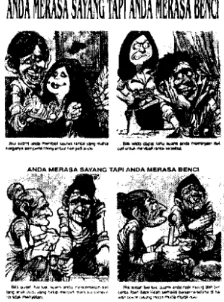 Gambar 3 Sajang dan  Benci 