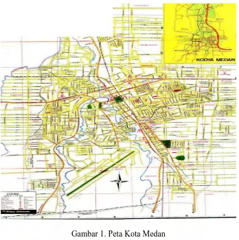 Gambar 1. Peta Kota Medan  