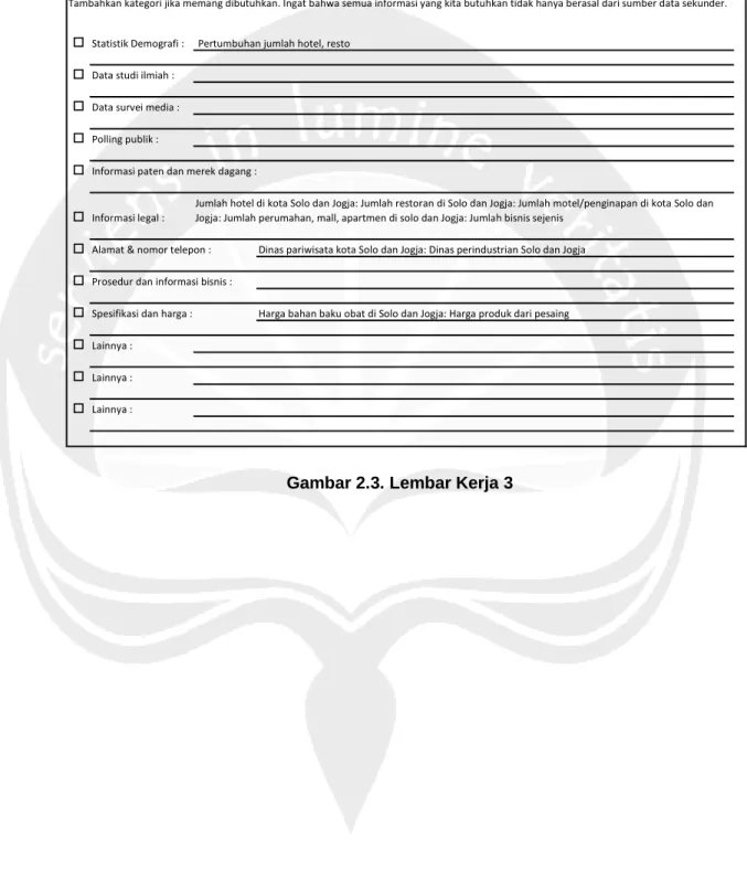 Gambar 2.3. Lembar Kerja 3 