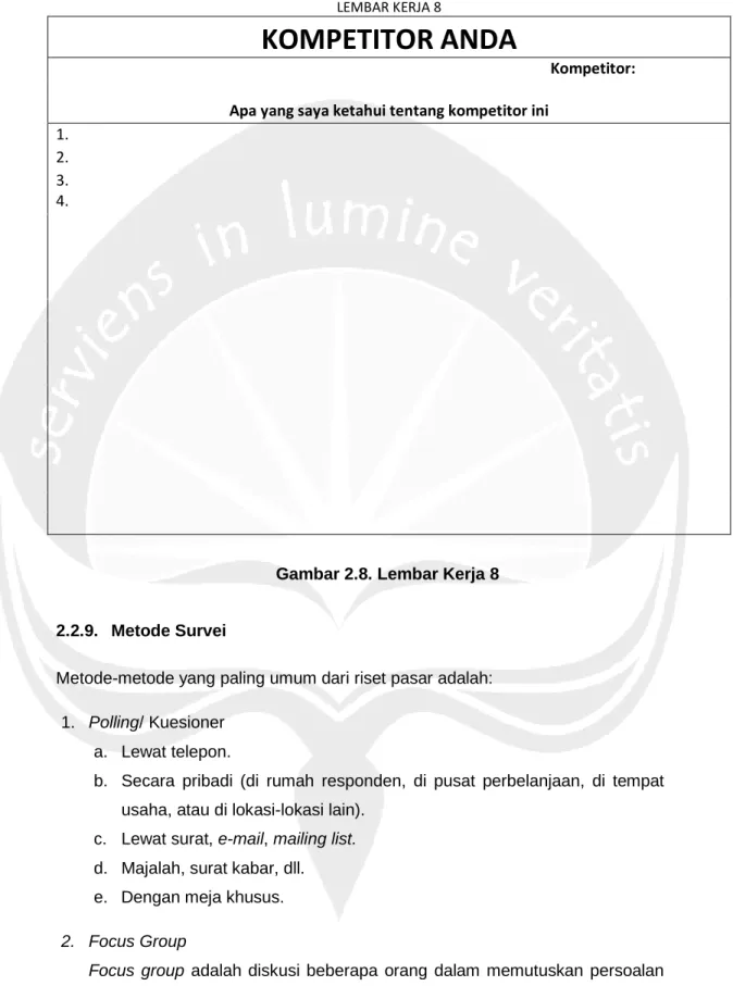 Gambar 2.8. Lembar Kerja 8 