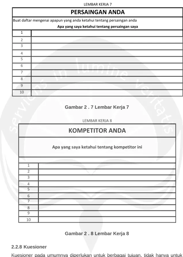 Gambar 2 . 7 Lembar Kerja 7 