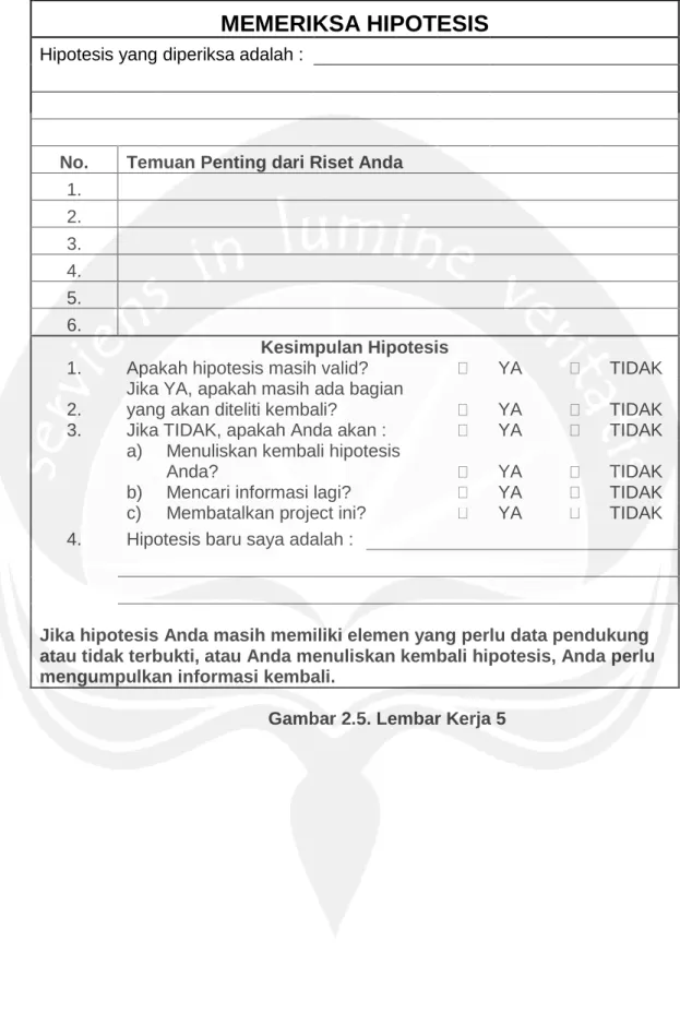 Gambar 2.5. Lembar Kerja 5 
