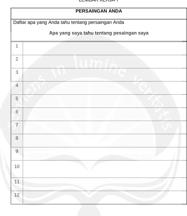 Gambar 2.7. Lembar Kerja 7 
