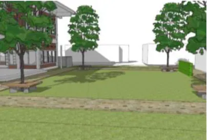 Gambar 4.4 Konsep taman 
