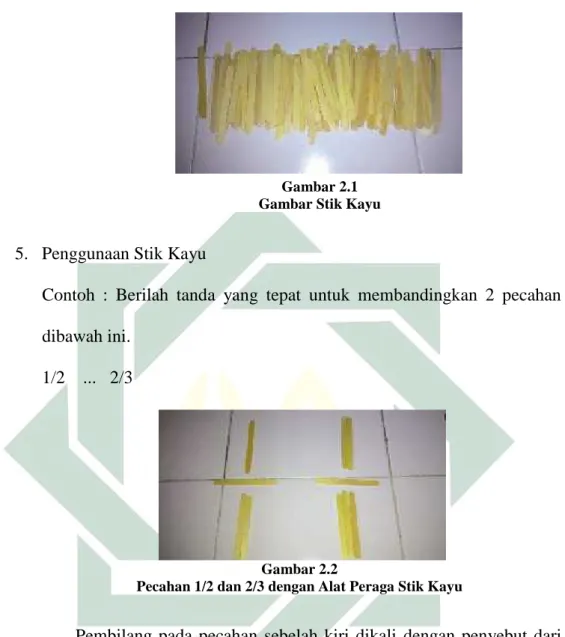 Gambar 2.1 Gambar Stik Kayu
