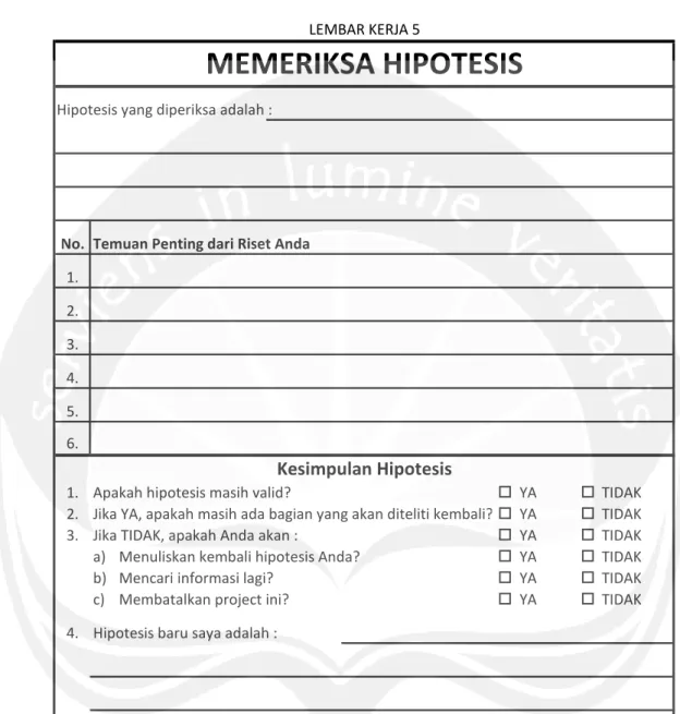Tabel 2.6. Lembar Kerja 5 