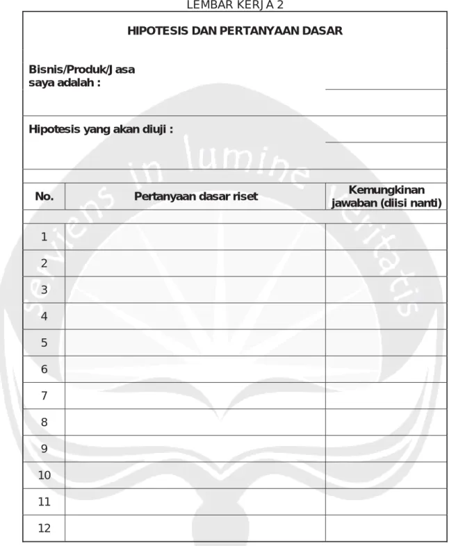Gambar 2.2. Lembar Kerja 2