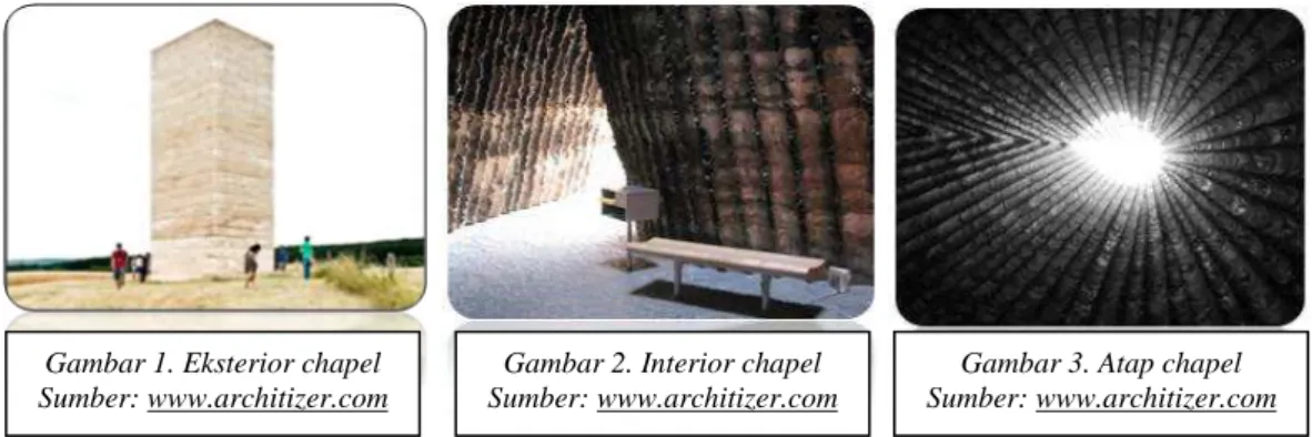 Gambar 2. Interior chapel  Sumber: www.architizer.com 
