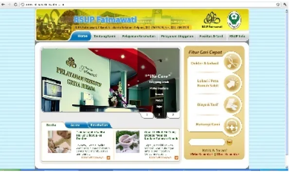Gambar 4. Website RSUP Fatmawati 
