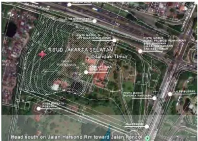 Gambar 2 Kondisi Site RSUD Jakarta Selatan  (Sumber: Dokumen KAK ) 